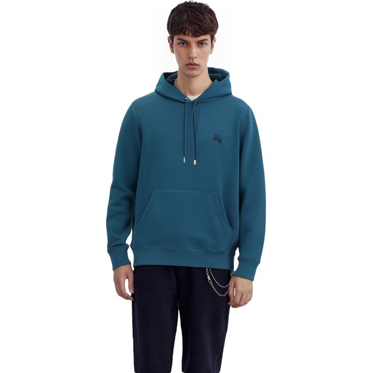 Burberry SS22 Solid Logo Print Drawstring Hoodie Men’s Mineral Blue. 80389081 圖 3
