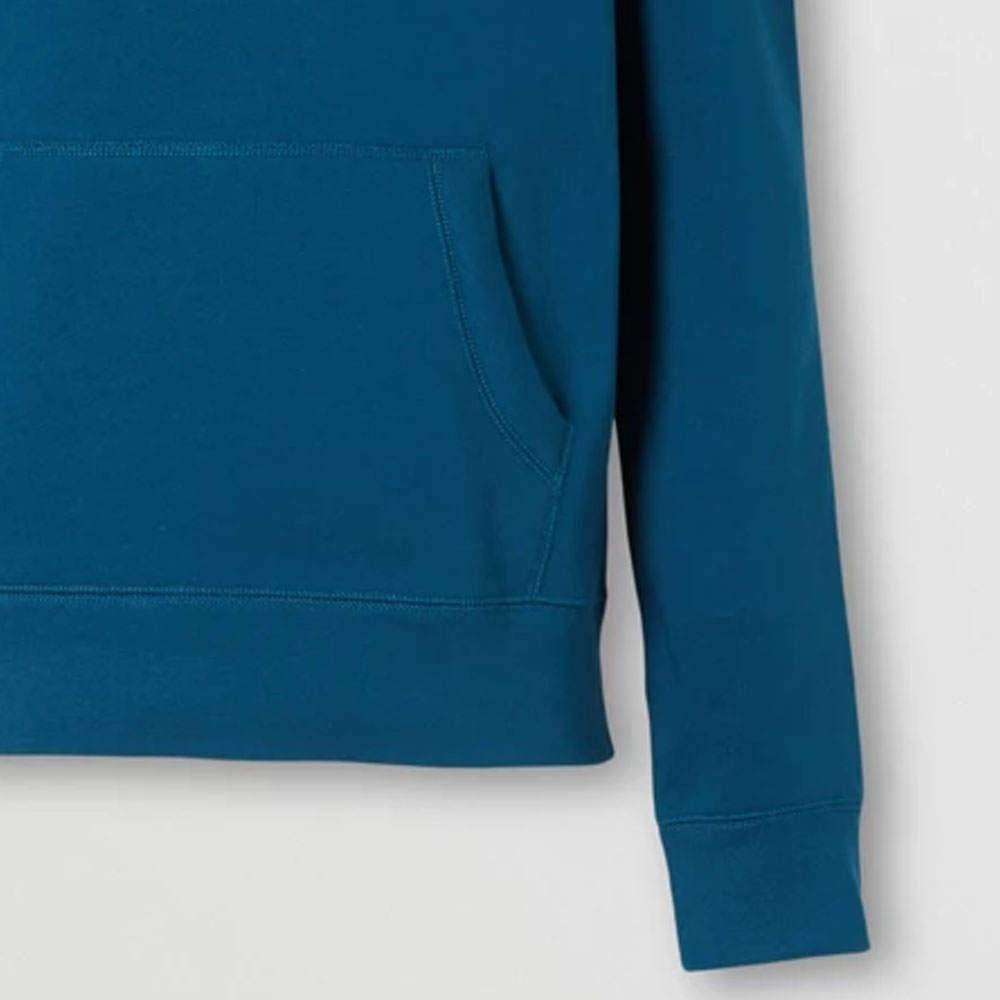 Burberry SS22 Solid Logo Print Drawstring Hoodie Men’s Mineral Blue. 80389081 圖 8