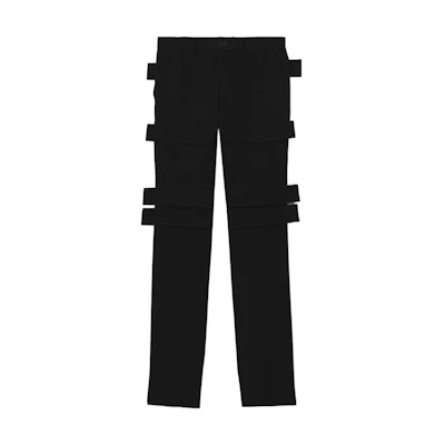 Burberry SS22 Textured Casual Workwear Pants Black Mens 80519111