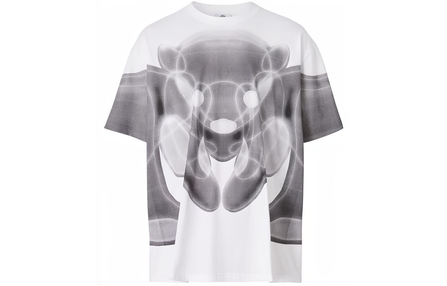Burberry SS22 White Transparent Teddy Bear Print Short Sleeve T-Shirt Mens. 80483291 圖 2