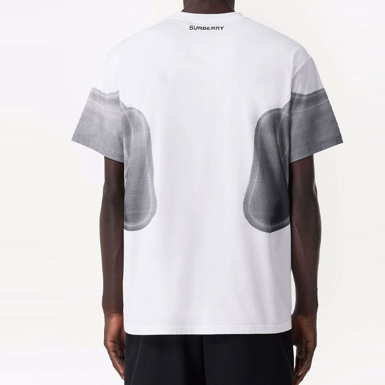 Burberry SS22 White Transparent Teddy Bear Print Short Sleeve T-Shirt Mens. 80483291 圖 3