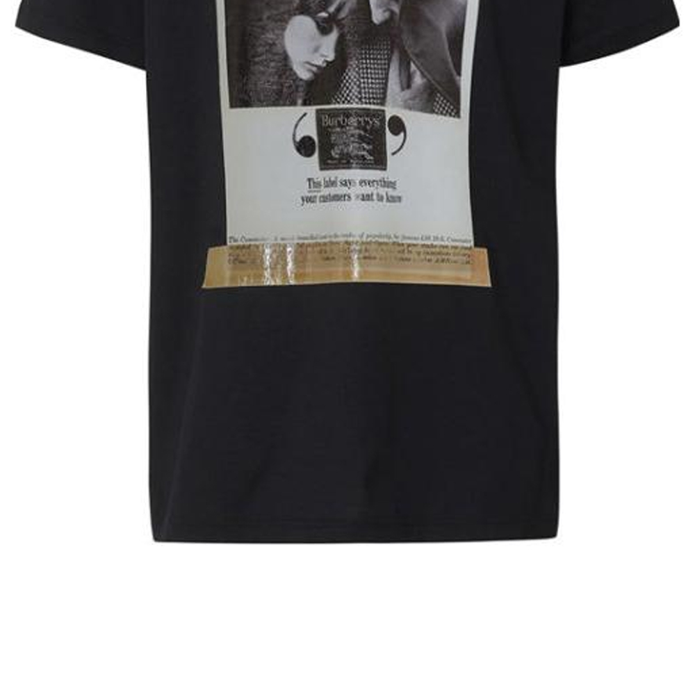 Burberry SS23 1965 Archive Graphic Cotton Crewneck T-Shirt Men’s Black 80099741 圖 7