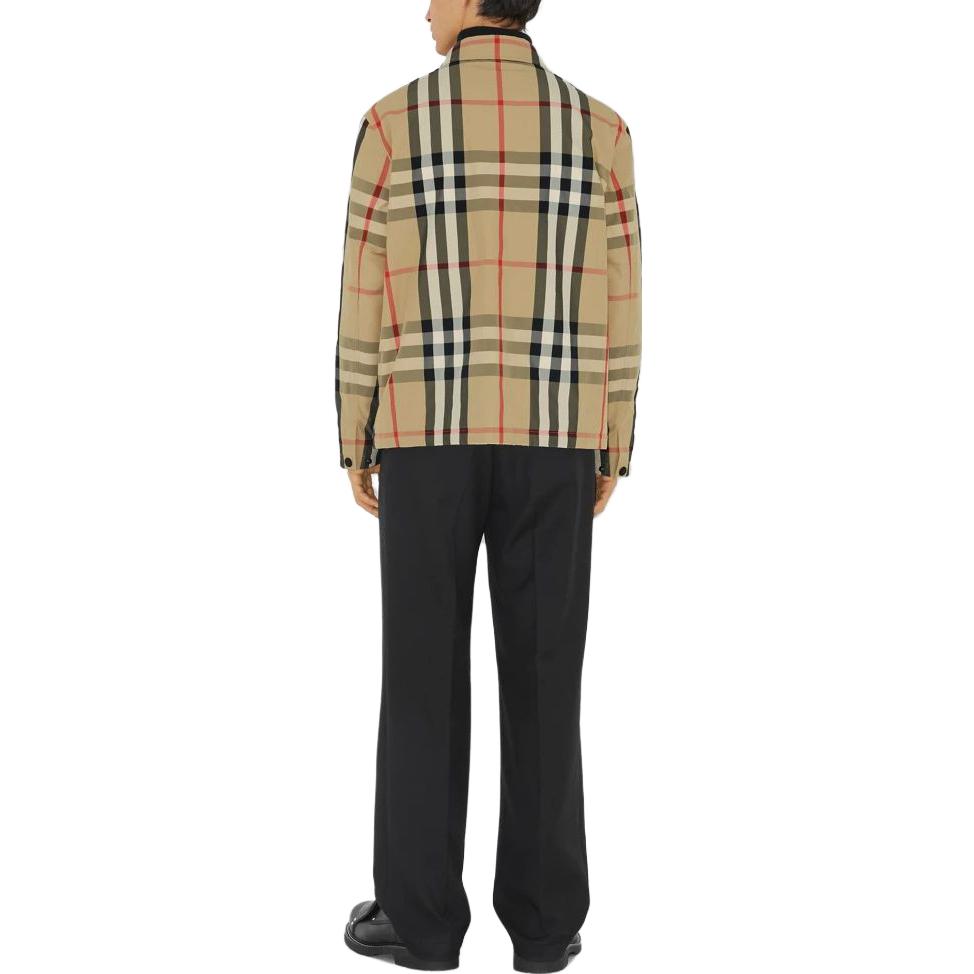 Burberry SS23  Beige Check Single-Breasted Jacket 8070347-1002 圖 4