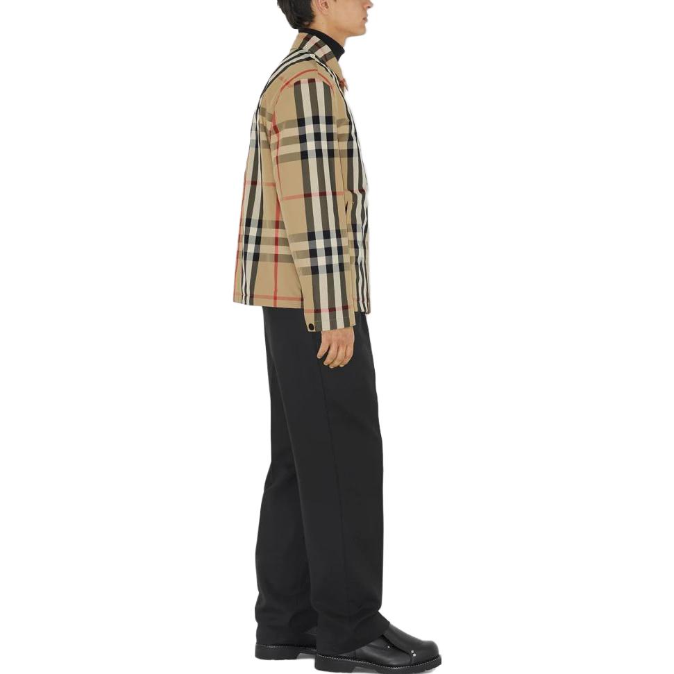 Burberry SS23  Beige Check Single-Breasted Jacket 8070347-1002 圖 5