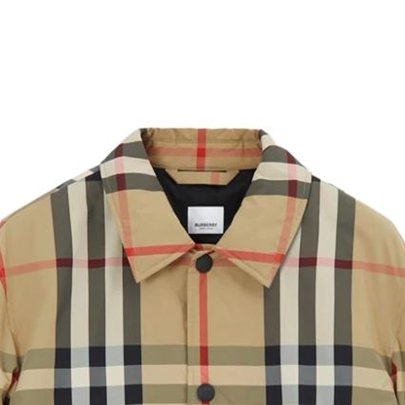 Burberry SS23  Beige Check Single-Breasted Jacket 8070347-1002 圖 6