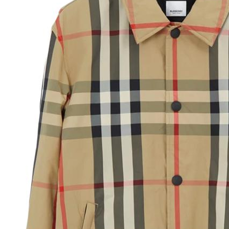Burberry SS23  Beige Check Single-Breasted Jacket 8070347-1002 圖 7