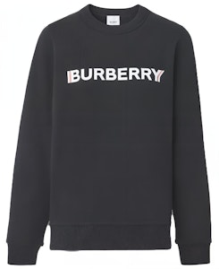 Burberry SS23 黑色字母印花圆领卫衣. 80526591 Order Burberry SS23 黑色字母印花圆领卫衣. 80526591