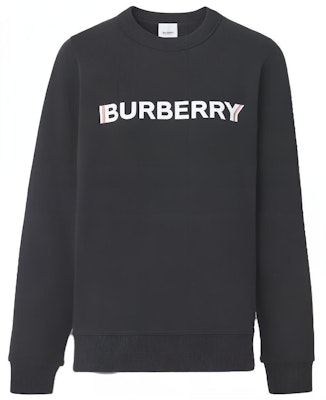 Burberry SS23 Black Crewneck Sweatshirt with Letter Print. 80526591 Order Burberry SS23 Black Crewneck Sweatshirt with Letter Print. 80526591
