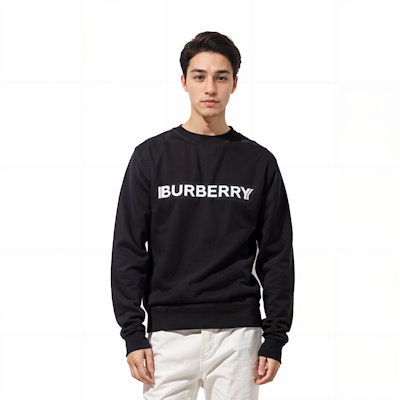 Burberry SS23 Black Crewneck Sweatshirt with Letter Print. 80526591 Shop Burberry SS23 Black Crewneck Sweatshirt with Letter Print. 80526591