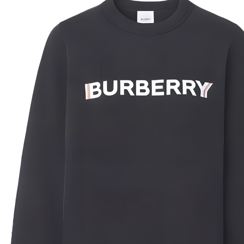 Purchase Burberry SS23 黑色字母印花圆领卫衣. 80526591
