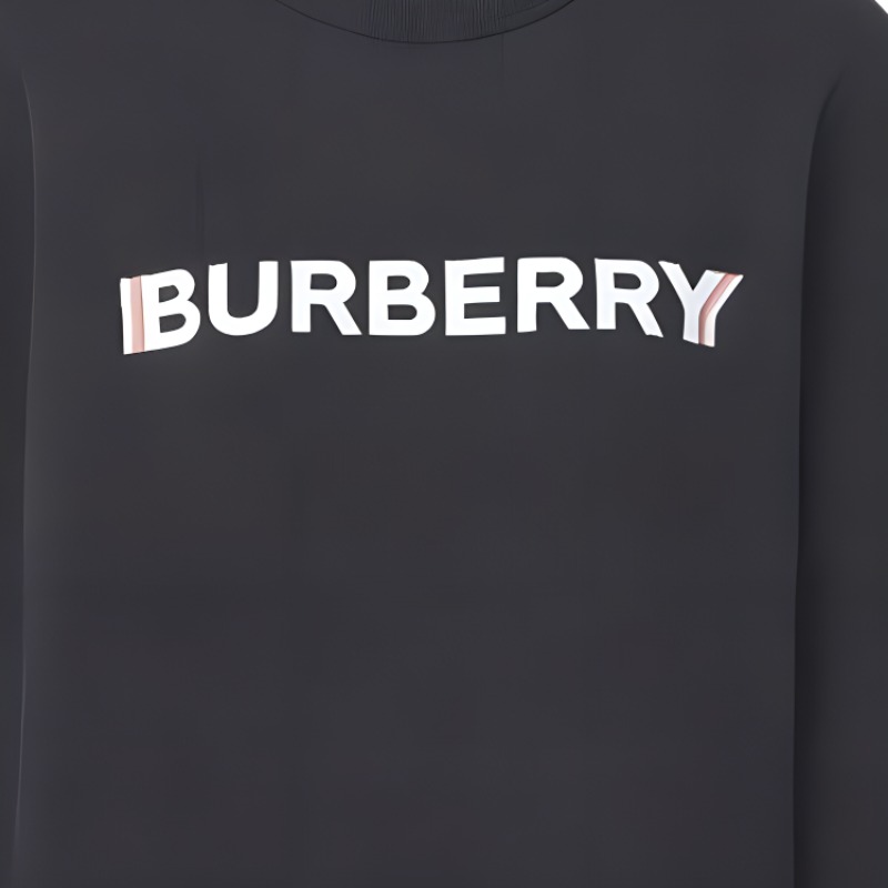 Cheap Burberry SS23 黑色字母印花圆领卫衣. 80526591