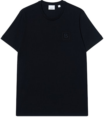 バーバリー SS23 ブラック クルーネック Tシャツ ソリッドロゴ刺繍 80695331 Buy バーバリー SS23 ブラック クルーネック Tシャツ ソリッドロゴ刺繍 80695331