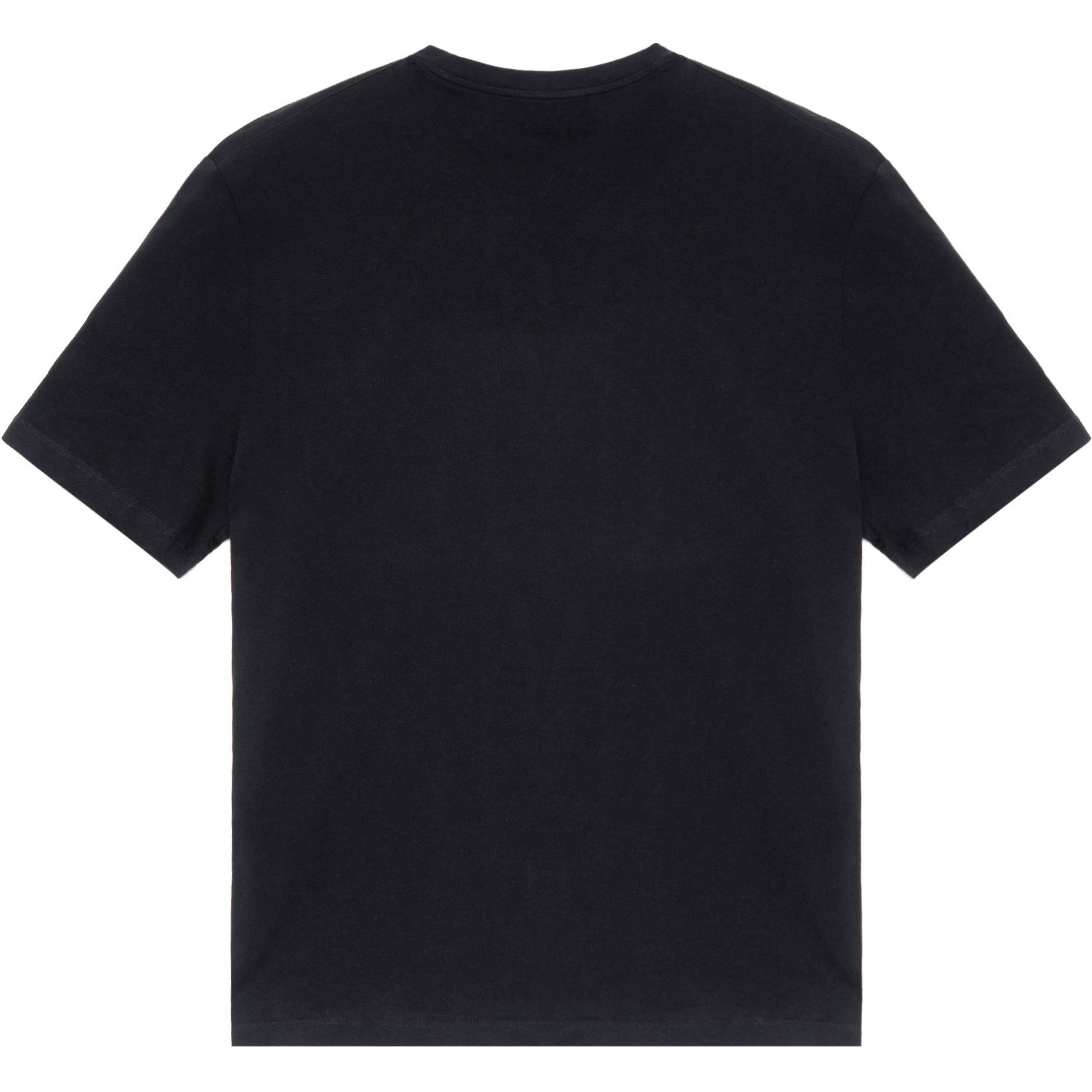 Lookbook バーバリー SS23 ブラック クルーネック Tシャツ ソリッドロゴ刺繍 80695331