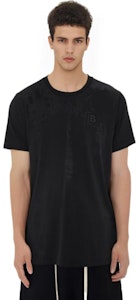 バーバリー SS23 ブラック クルーネック Tシャツ ソリッドロゴ刺繍 80695331 Details for バーバリー SS23 ブラック クルーネック Tシャツ ソリッドロゴ刺繍 80695331