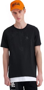 バーバリー SS23 ブラック クルーネック Tシャツ ソリッドロゴ刺繍 80695331 2