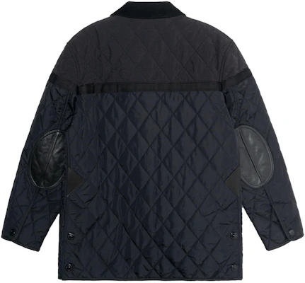 버버리 SS23 블랙 다이아몬드 퀼팅 긴팔 재킷 코트. 80616701 Lookbook 버버리 SS23 블랙 다이아몬드 퀼팅 긴팔 재킷 코트. 80616701