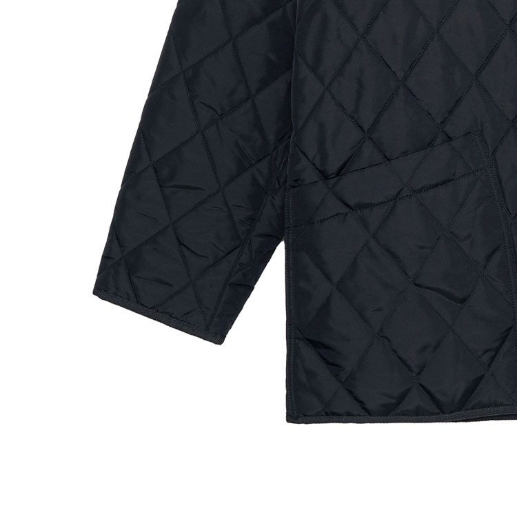 Details for 버버리 SS23 블랙 다이아몬드 퀼팅 긴팔 재킷 코트. 80616701