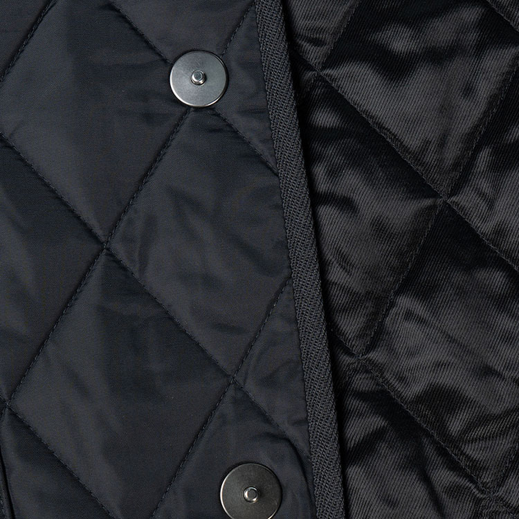 Cheap 버버리 SS23 블랙 다이아몬드 퀼팅 긴팔 재킷 코트. 80616701