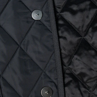 버버리 SS23 블랙 다이아몬드 퀼팅 긴팔 재킷 코트. 80616701 Cheap 버버리 SS23 블랙 다이아몬드 퀼팅 긴팔 재킷 코트. 80616701