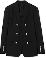 Burberry SS23 Black Double-Breasted Long Sleeve Blazer 80701611 Burberry SS23 Black Double-Breasted Long Sleeve Blazer 80701611