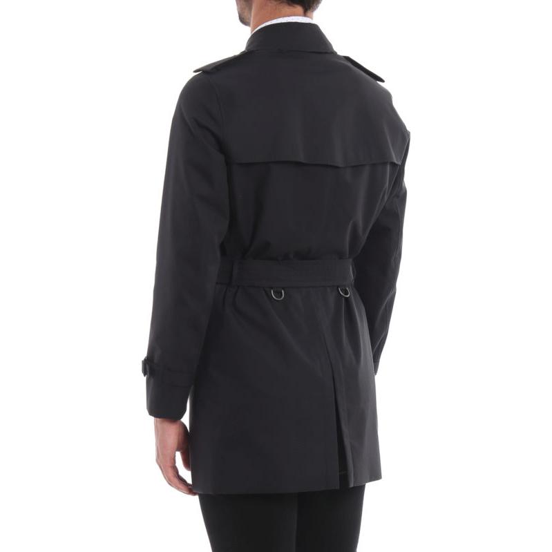 Burberry SS23  Black Double-Breasted Slim-Fit Long Sleeve Trench Coat. 8015238_#_A1177 圖 5