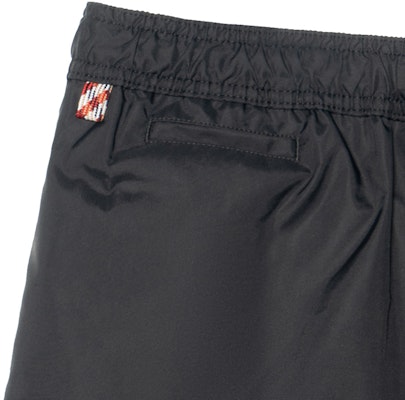 Burberry SS23 Seluar Pendek Kasual Hitam dengan Logo Patch. 80226381 1