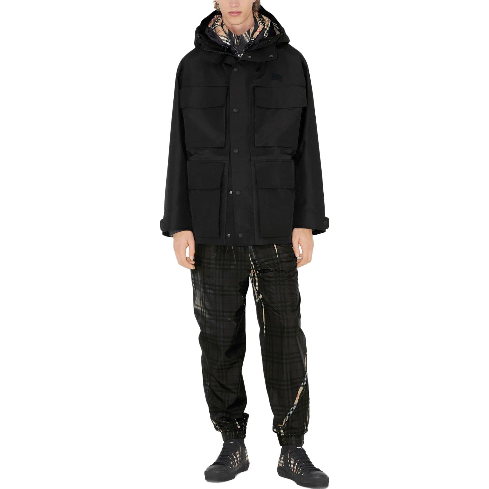 Burberry SS23  Black Equestrian Knight Logo Hoodie Jacket. 80703961 圖 3