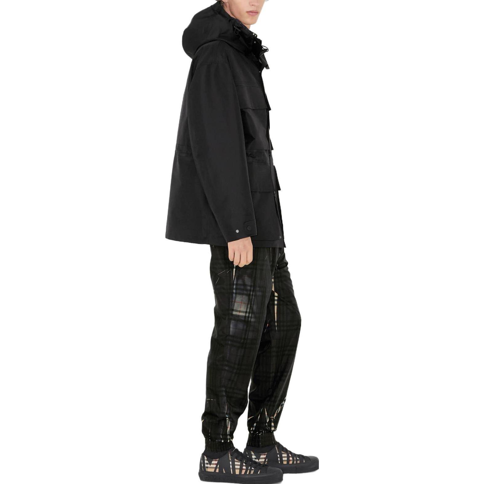 Burberry SS23  Black Equestrian Knight Logo Hoodie Jacket. 80703961 圖 5