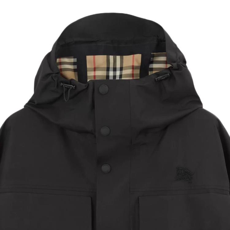 Burberry SS23  Black Equestrian Knight Logo Hoodie Jacket. 80703961 圖 6