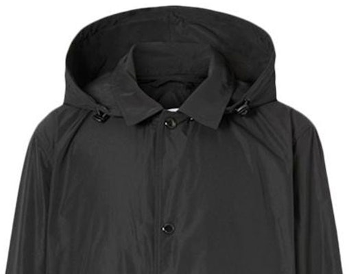 バーバリー SS23 ブラックフーディーバックロゴプリント ボタンアップジャケット. 80218911 Shop バーバリー SS23 ブラックフーディーバックロゴプリント ボタンアップジャケット. 80218911