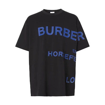 Burberry SS23 Black Letter Print Crewneck T-Shirt 80579861