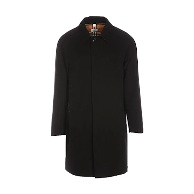 Burberry SS23 Black Long Sleeve Single-Breasted Coat Jacket. 80654621