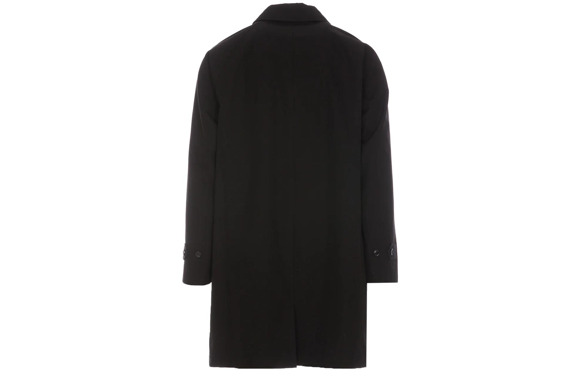 Burberry SS23  Black Long Sleeve Single-Breasted Coat Jacket. 80654621 圖 3