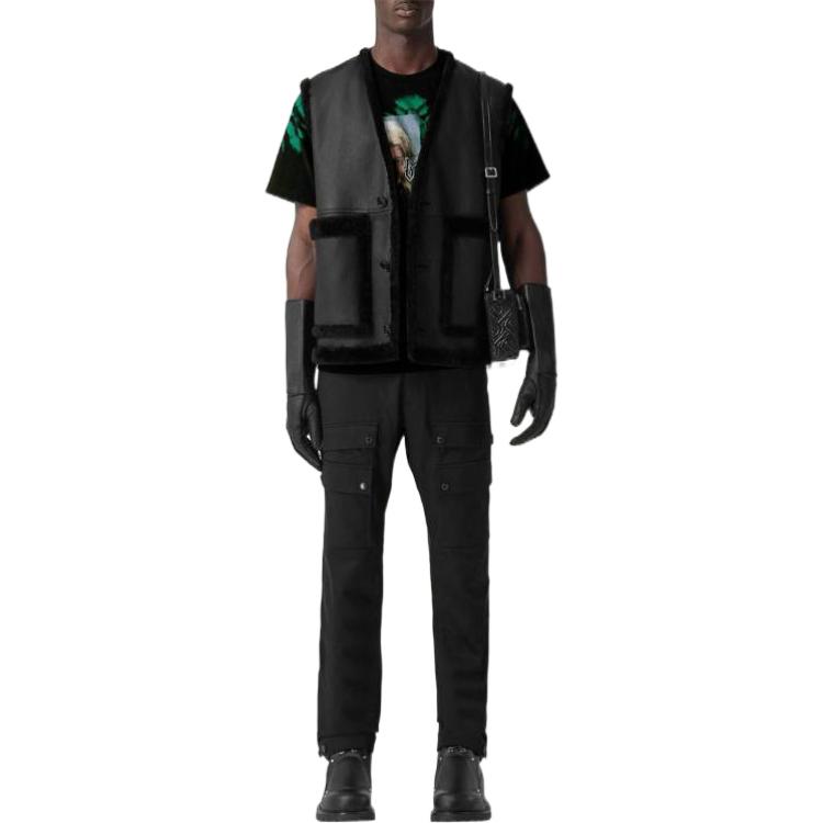 Burberry SS23  Black Loose Fit Cargo Pants with Large Pockets. 80642361 圖 3