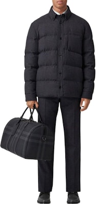 Burberry SS23 Pantalones Negros Rectos Casuales con Detalle Mini Cuadros. 80640971 Shop Burberry SS23 Pantalones Negros Rectos Casuales con Detalle Mini Cuadros. 80640971