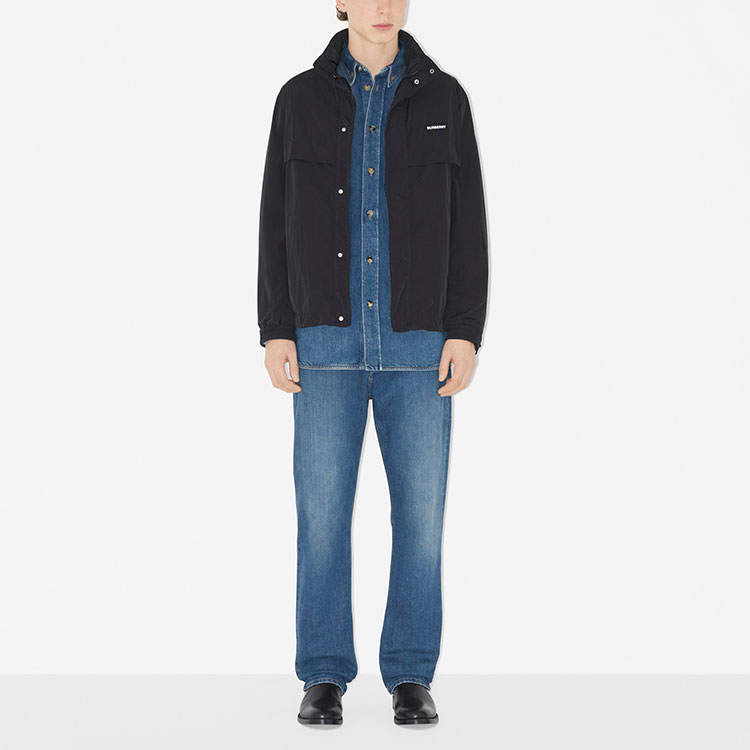 Burberry SS23  Black Nylon Jacket with Horseferry Patch Design 80674701 圖 3