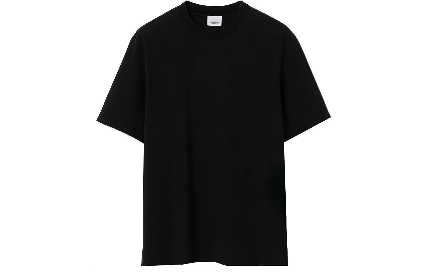 Burberry SS23  Black Oversized Crewneck T-Shirt 80655361