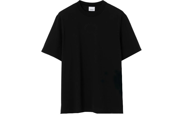 Burberry SS23  Black Oversized Crewneck T-Shirt 80655361 圖 2