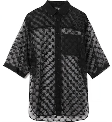 Burberry SS23 黑色印花圖案口袋短袖襯衫 80701261 Buy Burberry SS23 黑色印花圖案口袋短袖襯衫 80701261