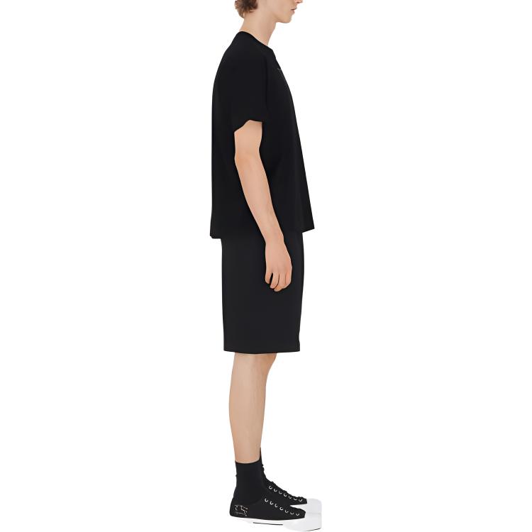 Burberry SS23  Black Pony Print Mid-Waist Relaxed Casual Shorts 80706831 圖 5