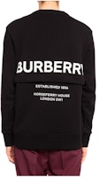 Burberry SS23 Black Pullover Sweatshirt with Letter Logo Print. 80135071 Burberry SS23 Black Pullover Sweatshirt with Letter Logo Print. 80135071