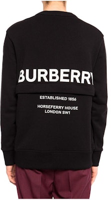 Sudadera Negra Burberry SS23 con Logo de Letras Impreso. 80135071 Buy Sudadera Negra Burberry SS23 con Logo de Letras Impreso. 80135071