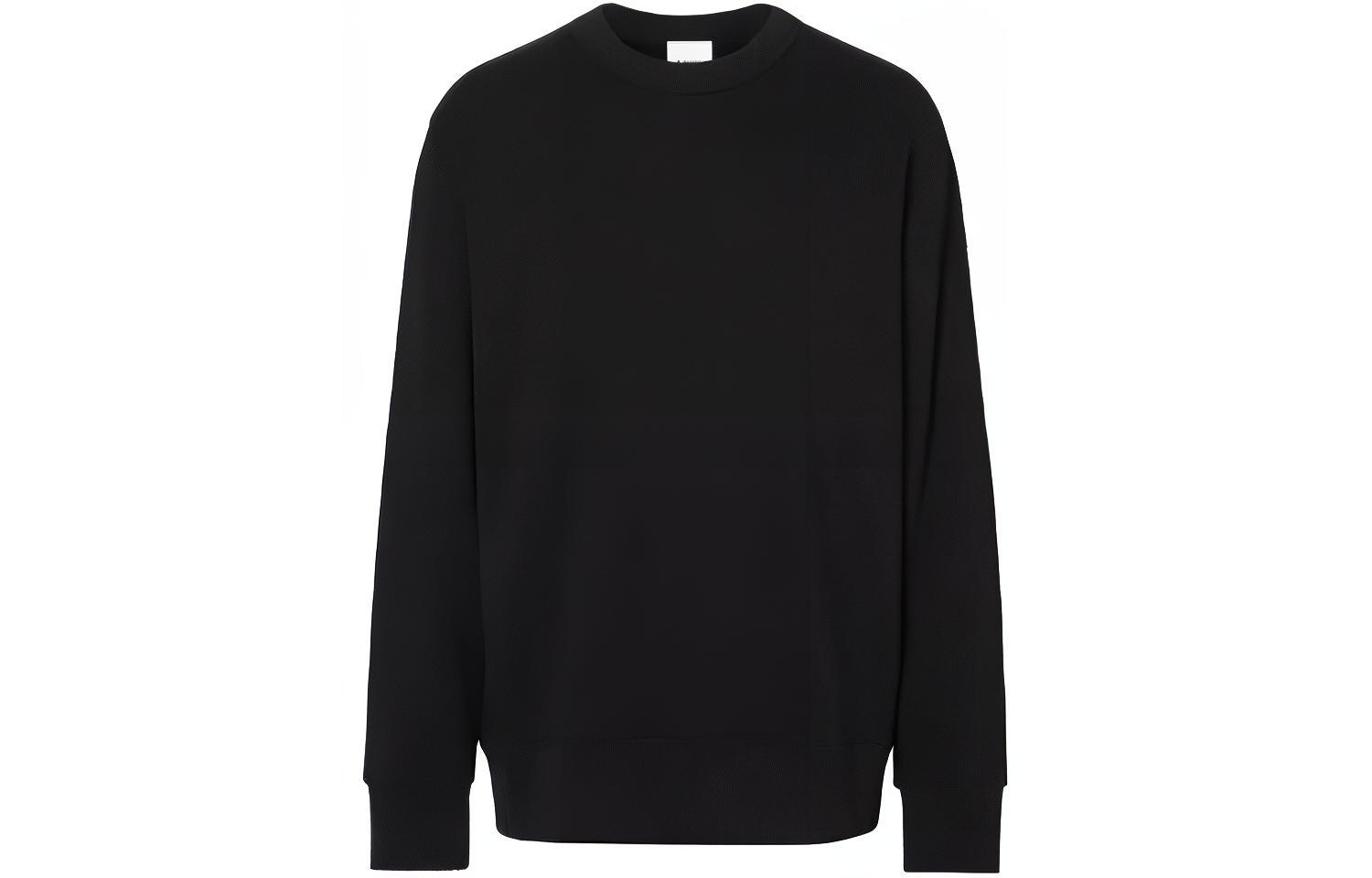 Lookbook Sudadera Negra Burberry SS23 con Logo de Letras Impreso. 80135071