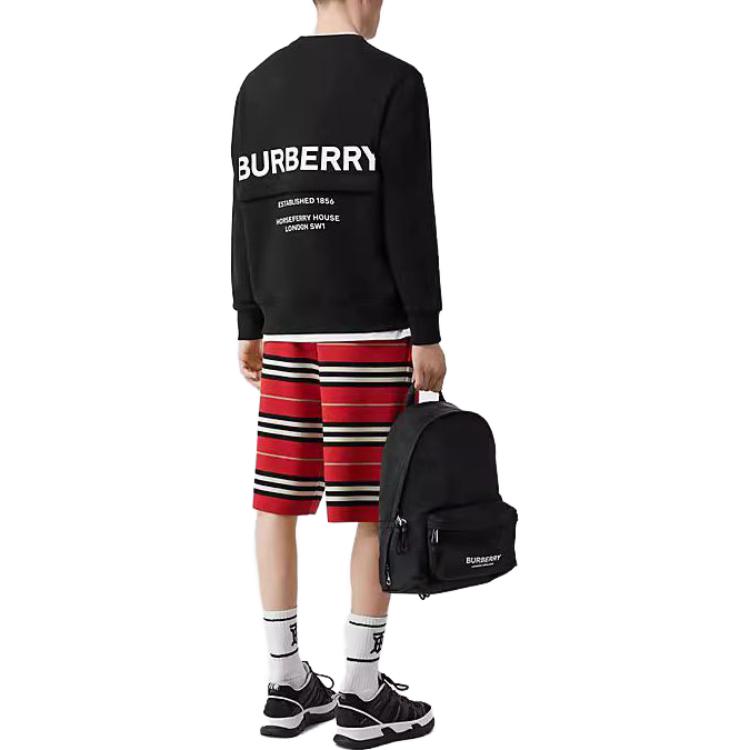 Details for Sudadera Negra Burberry SS23 con Logo de Letras Impreso. 80135071