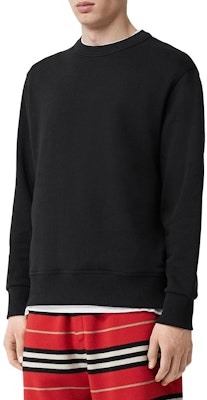 Sudadera Negra Burberry SS23 con Logo de Letras Impreso. 80135071 Sizing Sudadera Negra Burberry SS23 con Logo de Letras Impreso. 80135071