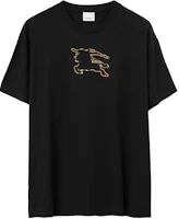 Burberry SS23 Black Short-Sleeve Cotton T-Shirt with Graphic Print. 8070681 Burberry SS23 Black Short-Sleeve Cotton T-Shirt with Graphic Print. 8070681
