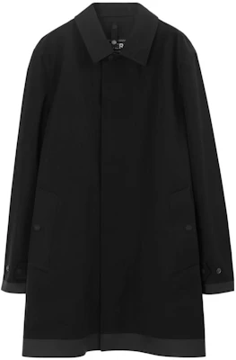 Burberry SS23 Black Solid Button-Up Collar Coat 80629281 Buy Burberry SS23 Black Solid Button-Up Collar Coat 80629281