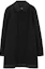 Buy Burberry SS23 Black Solid Button-Up Collar Coat 80629281
