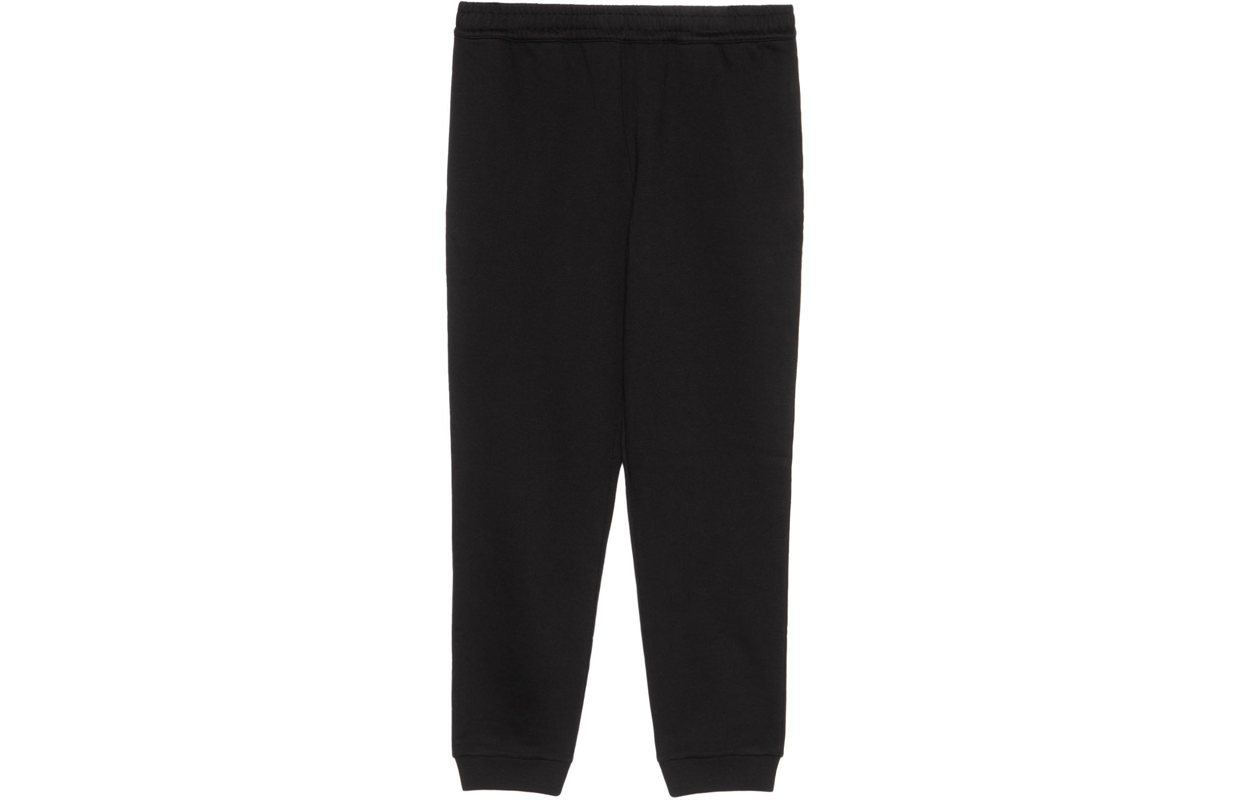 Order Burberry SS23 Seluar Lurus Kasual Hitam Knit Lelaki. 80644321