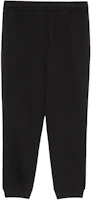 Order Burberry SS23 Black Solid Casual Knit Straight-Leg Sweatpants. 80644321